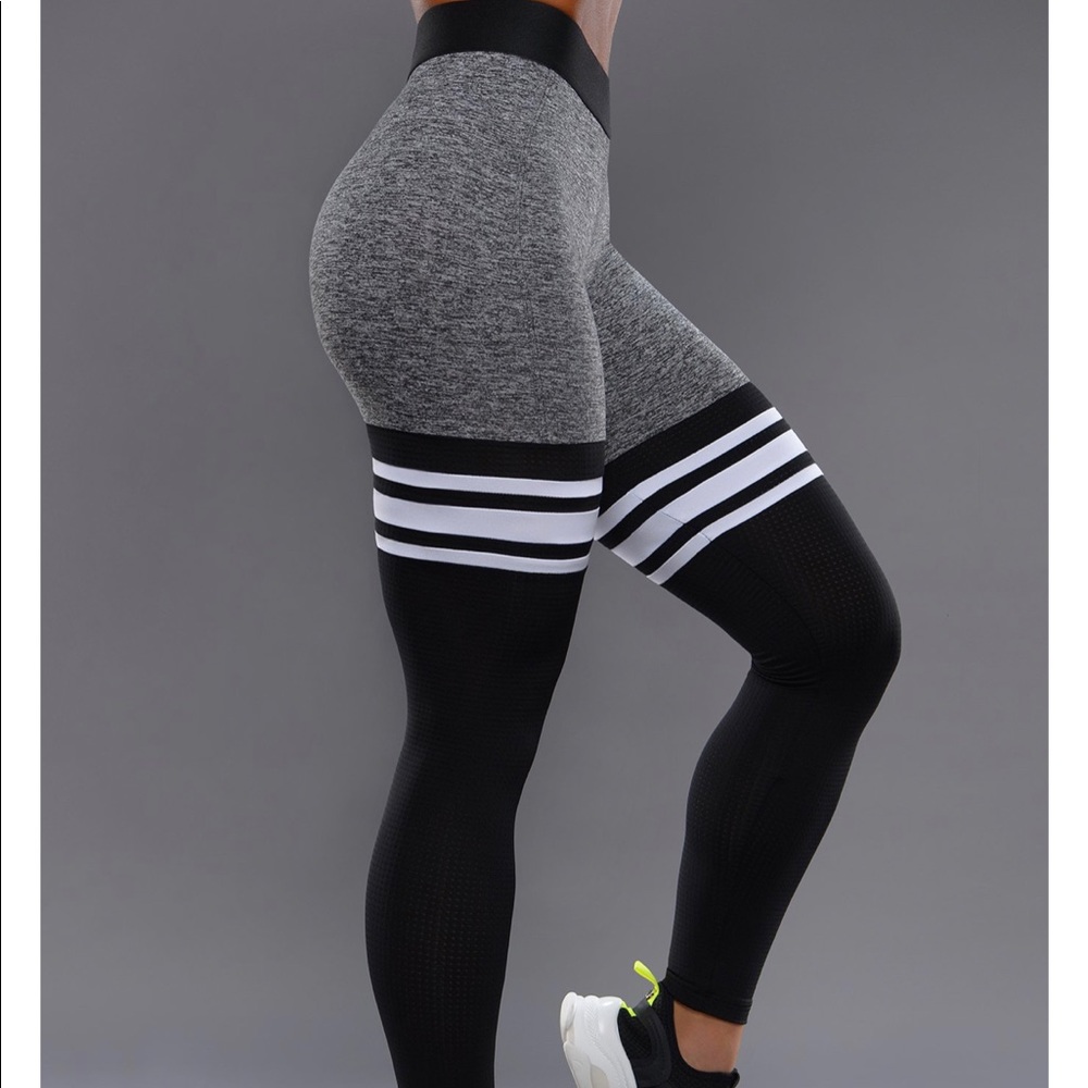 Bombshell Sportswear Thigh-High Sock Leggings